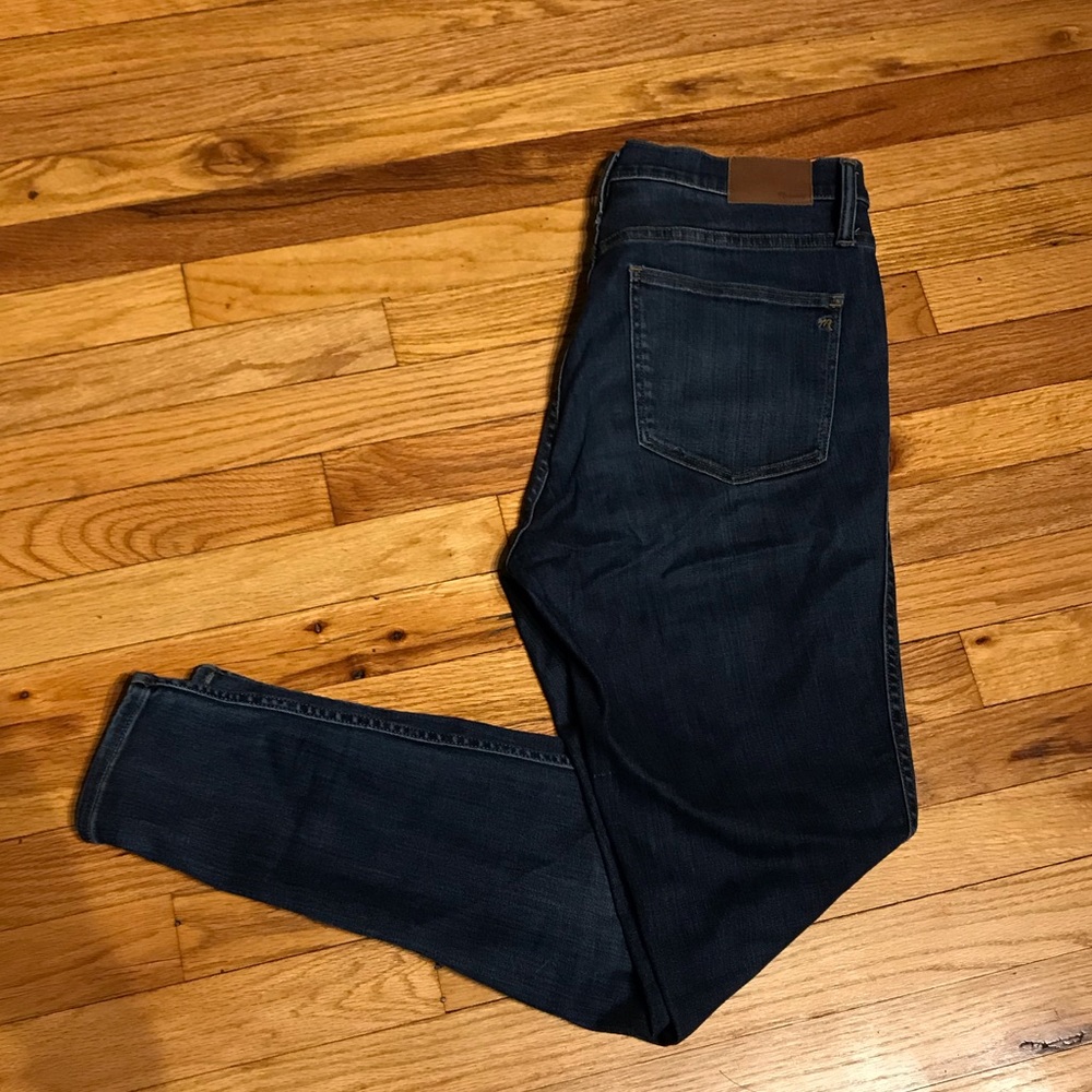 NWOT Madewell 10”High Waist distressed Skinny Leggings Mom denim